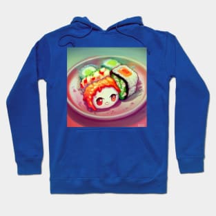 Kawaii Anime Sushi Hoodie